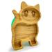 Eco Health Kitten Bamboo Baby Plate Kids and Toddler Suction Cup Bamboo Plate for Babies Non-Toxic and Cool to The Touch Ideal for Baby Weaning Cat Plate (Green)