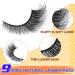 Natural Cat Eye Fluffy False Eyelashes - 9 Pairs of Wispy Mink Lashes by Zegaine | Fox Eye Effect | International Shipping - Buy Online on GoSupps.com