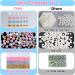 8420 PCS 4 Colors ABS Flat Back Pearls for Crafts | 3/4/5/6/8/10 mm Half Round Pearls with Self Adhesive Resin Picker Pencil | DIY Phone Nail Shoe (White Pink Peach Blue Gold) - Mix-Color - Buy Online on GoSupps.com