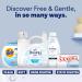 Downy Free & Gentle Fabric Softener - 140 fl oz Hypoallergenic & Unscented 190 Loads - Gentle Care for Sensitive Skin - Buy Online on GoSupps.com