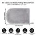 Phogary 8-Pack Microfiber Washing Gloves | Soft Flannel Spa Cloths | Reusable Makeup Remover | European Style Washcloths 15x21 cm (Gray) - Buy Online on GoSupps.com