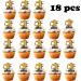18pcs Construction Cupcake Toppers for Boys Girls 3rd Happy Birthday Construction Theme Party Supplies Yellow Number 3 Building Truck Excavator Cake Decorations - Buy Online on GoSupps.com