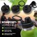 PET & Partner Stainless Steel Drinking Bottle with 2 Dog Bowls Perfect for On-the-Go Pet Hydration | International Shipping Available - Buy Online on GoSupps.com