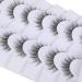 5D Wispy Natural Short Mink Eyelashes Pack - Clear Band (12mm) - Buy Online on GoSupps.com