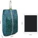 BeeGreen Travel Shoe Bags - Pack of 6 Men & Women Shoe Storage Organizer - Portable Zipper Closure - Green Blue Lightblue-geometry - Buy Online on GoSupps.com