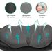 Medcursor 3D Shiatsu Neck Massage Device with Heat - Deep Tissue Relief for Neck Shoulder Back & Body Pain | Perfect for Home Office & Car - Black - Buy Online on GoSupps.com