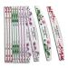 12PCS Nail File Set Half Moon Nail Buffer Files Double-Sided Emery Boards for Nails 100 180 240 Grit Professional Manicure Tool for Natural Nails or Extensions