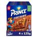LU PRINCE - Prince de LU Choco'Barre - 4 Boxes of 6 Individual Bars - 3 Cereal Bars and Milk Chocolate Chips - Made in France - Ideal for a Gourmet Snack - Pack of 4x125g