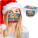ZQP BEUU 40PCS Adult 2021 Happy New Year Disposable_Macks 3Layer Non-Woven Elastic Ear Loop Stylish Breathable Dustproof Disposable Face_Mack for Women Men Outdoor Indoor Sports Party - Buy Online on GoSupps.com