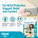 IMAK RSI Computer Glove - Wrist Stabilizer Brace for Work and Gaming | Ergonomic Support - Buy Online on GoSupps.com