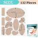 132PCS Moleskin Adhesive Pads for Feet - Blister Prevention Padding and Foot Protection for Heels - 12 Sheets - Buy Online on GoSupps.com