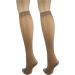 Truform Sheer Compression Stockings for Women - 8-15 mmHg Open Toe Knee High 20 Denier Beige Large (1 Pair) - International Shipping Available - Buy Online on GoSupps.com