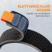 Easuny 22mm Nylon QuickFit Sports Watch Bracelet - Compatible with Garmin Fenix 6 Pro Fenix 7 Forerunner 945/965 & Instinct Series - Black Gray - Buy Online on GoSupps.com
