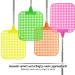 COM-FOUR 4x Telescopic Insect Protection Flaps - Colorful Pest Control Fly Catchers (4 Pieces) - Flexible Pull-Out Stem - International Shipping Available - Buy Online on GoSupps.com