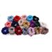 Mytoptrendz Dark Brown Velvet Scrunchies - Solid Color Small Hair Ties for Thin Hair - Stylish Ponytail Bands & Hair Accessories for Girls - Buy Online on GoSupps.com