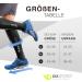Diasports Runstars Compression Socks for Sports & Running | Premium Black/Blue Compression Socks for Marathon & Triathlon - Unisex L - Buy Online on GoSupps.com