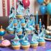NIAYOU 24 Pcs Jasmine Cupcake Toppers- Princess Themed Cake Decorations Cartoon Happy Birthday Cupcake Toppers for Boys Girls Kids Birthday Party Supplies - Buy Online on GoSupps.com