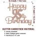 Sotpot Rose Gold Glitter 95 Cake Topper 95th Birthday Cake Decorations for Birthday Party Anniversary Party Supplies 95th Cake Topper - Buy Online on GoSupps.com
