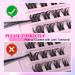 DIY Eyelash Extension Clusters - Wispy Individual Lashes 8-15mm | D Curl 72pcs | Yawamica - Buy Online on GoSupps.com