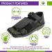 MARS WELLNESS Premium Post Op Square Toe Walking Shoe for Men - Medium (Sizes 8.5-10) - Ideal for Broken Toe/Foot Fractures - International Shipping Available - Buy Online on GoSupps.com