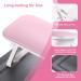 ROLIZOE Foldable Nail Arm Rest 40cm Soft PU Leather Manicure Pillow Nail Cushion No Drilling Anti-Slip Manicure Hand Rest with Nail Mat Nail Hand Pillow Manicure Cushion Beginner for Nail Art (Pink) - Buy Online on GoSupps.com