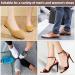 Cobee Tongue Pads for Shoes - 6 Pairs Non-Slip Soft Felt Inserts | Trimable Comfort Cushions for Loose Shoes (Skin Color) - International Shipping Available - Buy Online on GoSupps.com