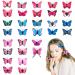 30 Pieces Butterfly Hair Clips 3D Butterfly Hair Clip Glitter Hair Clips Women Girls Cute Hair Pins Hair Clip Colourful Hair Clips Hair Pins Kids Hair Clips Accessory Set