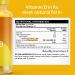 Vitamin D3 Gummies 4000 IU for Adults - Immune System & Bone Health Support - 60 Vegan Chewable Gummies - Buy Online on GoSupps.com