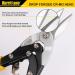 Hurricane 10 Inch Aviation Tin Snips - Heavy Duty Metal Cutter Shear - High Leverage Straight Cut Snip for Cutting Metal Sheets - Up to 40% Labor Saving - Buy Online on GoSupps.com