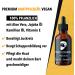 BEARGE Elegance Vegan Beard Oil 60ml | Premium Natural Beard Care with Pipette | 100% Natural | Perfect for Every Beard Bearer - Buy Online on GoSupps.com