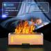 Buy Diffuserlove Flame Diffuser Humidifier - 200ml Essential Oil Diffuser for Home & Office - Cool Fire Aroma Diffuser (White - Buy Online on GoSupps.com