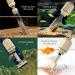 Bedee 6-in-1 Aquarium Gravel Cleaner & Siphon Filter Set - Adjustable Flow Control, DC 12V 18W - Beige - Buy Online on GoSupps.com