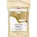 R-NEU 400 Bamboo Cotton Swabs Dual Tipped 100% Biodegradable Natural Cotton Qtips for Ears Makeup Cleaning Home Baby Care (400 Count)