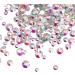 Jollin 3456pcs Flatback Rhinestones Glass Charms Diamantes Gems Stones for Nail Art 6 Size ss4 ss12 Crystal AB - Buy Online on GoSupps.com