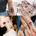 52 Tiny Small Temporary Tattoos for Kids & Adults - Tribal Animals, Butterflies, Anchors, Compass, Flowers - 3D Fake Tattoo Stickers for Neck, Arm, Hands - Cute Face Tattoo Kits - Buy Online on GoSupps.com
