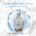 ASAKUKI 150ml Essential Oil Diffuser - Ultrasonic Aromatherapy with Waterless Auto-Off, Handmade Glass Design for Home, Yoga, Office - 7 Color LED - Buy Online on GoSupps.com