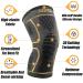 NEENCA 2 Pack Knee Compression Sleeve for Knee Pain Relief - Meniscus Tear, Arthritis, ACL, PCL - Joint Support for Running, Gym, Hiking - Copper Infused - Large - Buy Online on GoSupps.com