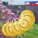 30 Gold Olympic Medals 2.36 Inch - Sports Awards for Kids & Adults - Soccer, Football, Gymnastics - Competition & Party Favors - Buy Online on GoSupps.com
