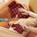 Black Red Buffalo Plaid Hot Water Bottle - Pain Relief for Neck & Shoulders 1L | Warm Feet & Bed Comfort - Buy Online on GoSupps.com