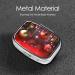 Merry Christmas 2 Compartment Small Pill Case | Cute Travel Pill Organizer for Pocket & Purse Gifts - Buy Online on GoSupps.com