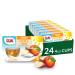 Dole Fruit Bowls Low Fat Apples and Creme Parfait Gluten Free Healthy Snack 4 Oz 24 Total Cups