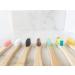 Personalized Pink Bamboo Toothbrush with Custom Name | Color and Font Choice - Buy Online on GoSupps.com