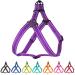 Collardirect Reflecting dog harness size S M L for walks outdoors adjustable for dogs puppies pink black red purple mint green orange blue lila