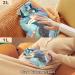 NAANLE 1L Hot Water Bottle with Palm Leaf Cover - Transparent Pain Relief & Therapy for Back Hands Feet - Buy Online on GoSupps.com