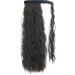 IMISSU Long Kinky Curly Wrap Around Ponytail Extension Synthetic Hair Extensions Clip in Hairpiece (Dark Brown) - Buy Online on GoSupps.com