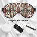 Native American Pattern Unisex Sleep Mask | Double-Sided Eye Mask for Sound Sleep & Skin Care - Buy Online on GoSupps.com