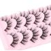 Manga Lashes: Natural Wet Look 3D Spiky False Eyelashes for Anime Cosplay & Korean Makeup by Geeneiya - Buy Online on GoSupps.com