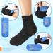 Foot Ankle Ice Pack Cooling Socks with 6 Reusable Gel Packs - Hot Cold Therapy for Pain Relief & Swelling - Plantar Fasciitis, Achilles Tendonitis, Sprains - Buy Online on GoSupps.com