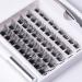 SISILILY Individual Lashes Cluster 45 Pcs DIY False Eyelashes Extension Kit - Reusable 3D Soft Natural C CC D Curl with Glue - 10/12/14/15/16mm Length - DM05 - Buy Online on GoSupps.com