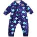 Swimbubs Baby Swimming Warm Suit Boys Fleece Lined Wetsuit Girls Swimsuit 12-24 Months Blue Whale